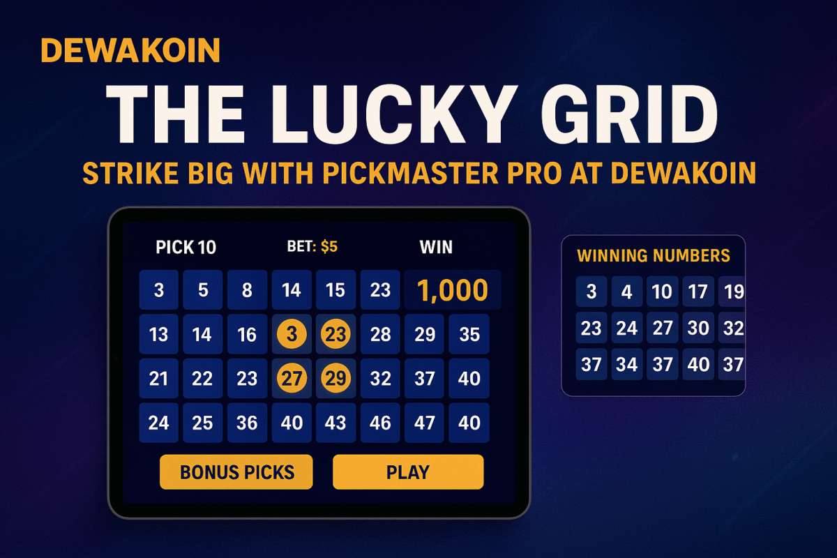 The Lucky Grid: Strike Big with PickMaster Pro at Dewakoin