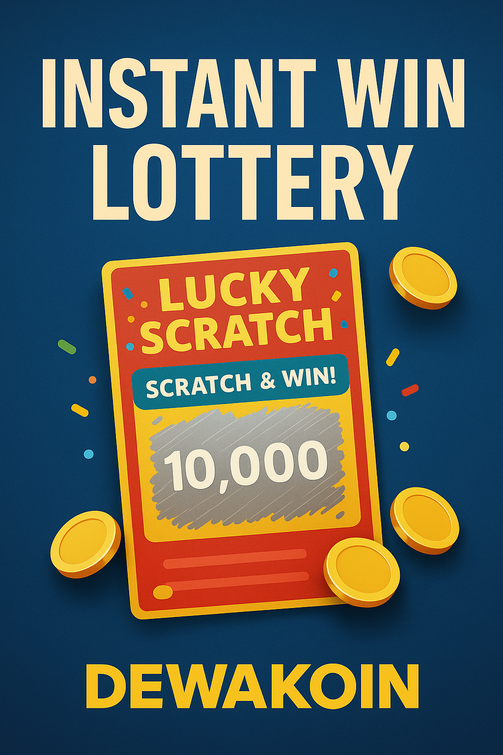 Instant Win Lotteries at Dewakoin: Scratch. Reveal. Win Instantly.