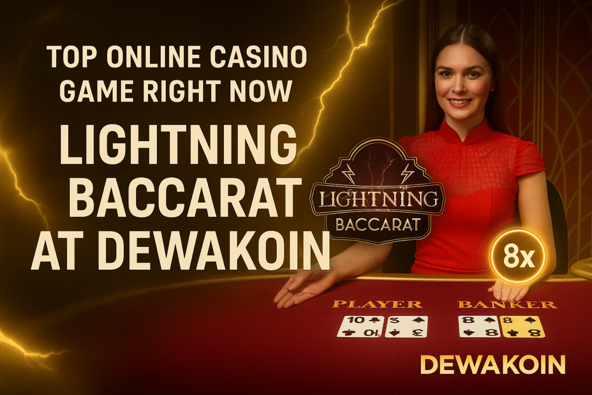 Top Online Casino Game Right Now: Lightning Baccarat at Dewakoin