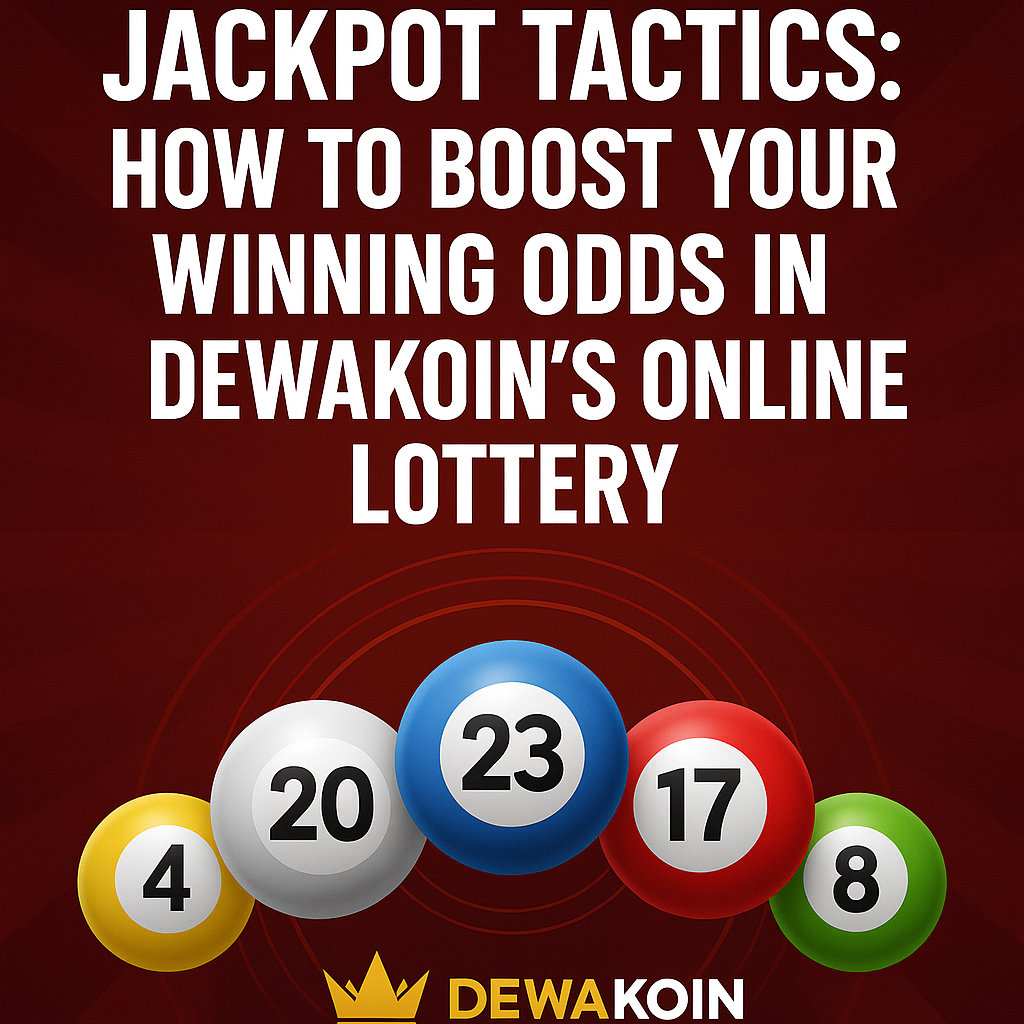 Jackpot Tactics: How to Boost Your Winning Odds in Dewakoin’s Online Lottery