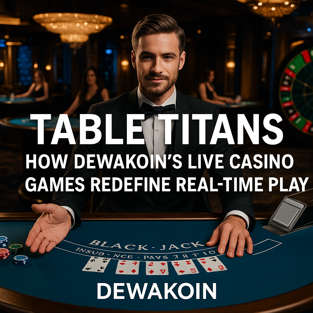 Table Titans: How Dewakoin’s Live Casino Games Redefine Real-Time Play