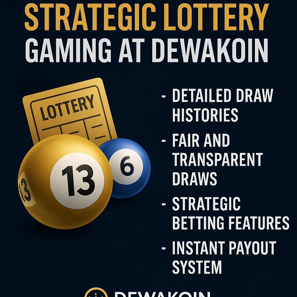 Play Smart, Win Big: Strategic Lottery Gaming at Dewakoin
