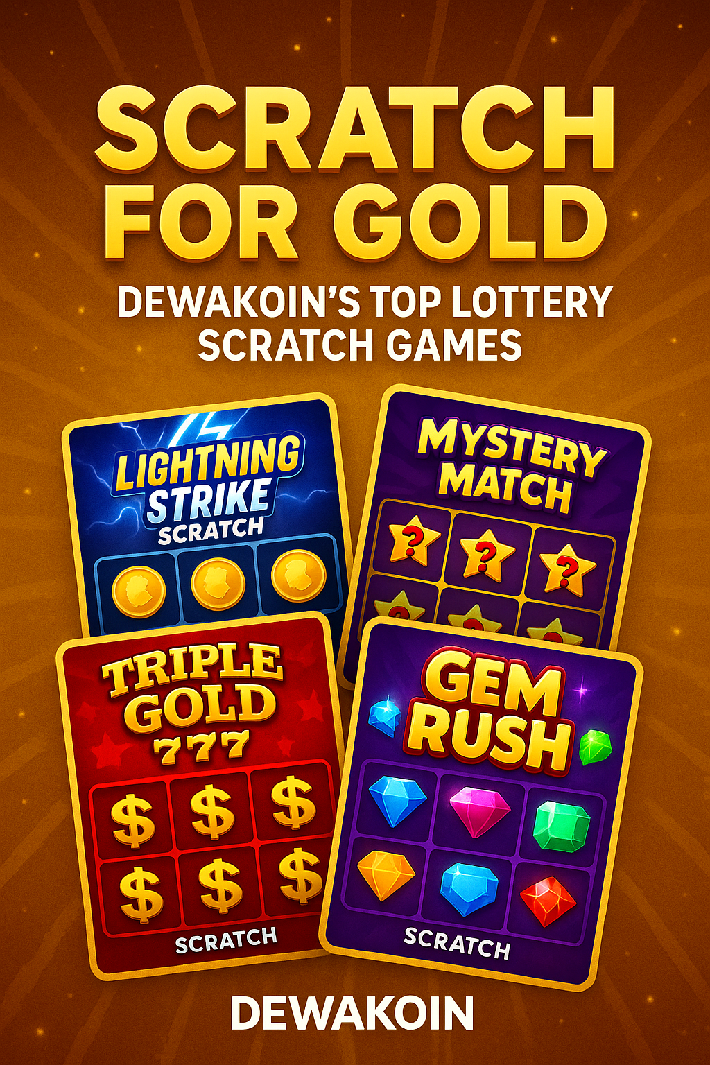 Scratch for Gold: Dewakoin’s Top Lottery Scratch Games