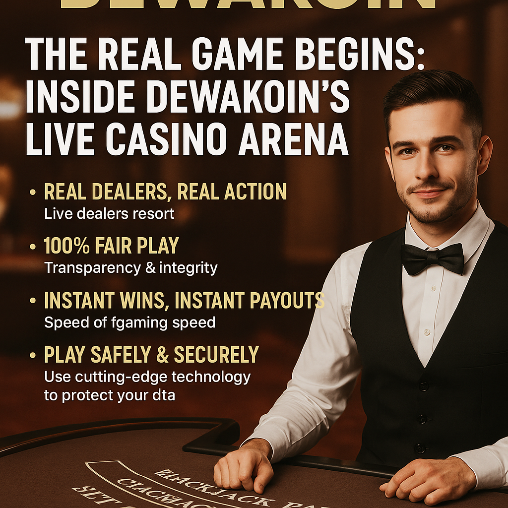 The Real Game Begins: Inside Dewakoin’s Live Casino Arena