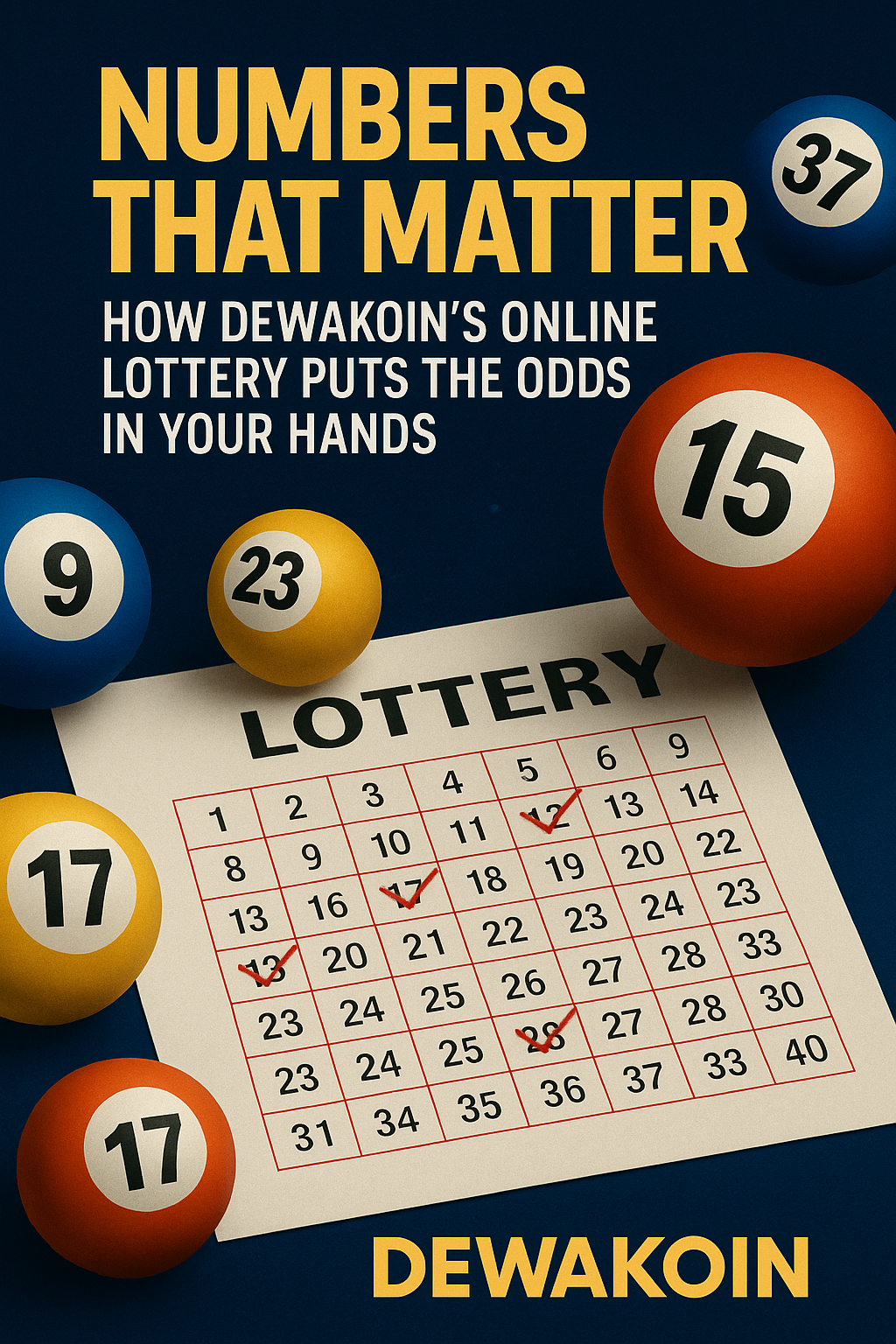 Numbers That Matter: How Dewakoin’s Online Lottery Puts the Odds in Your Hands